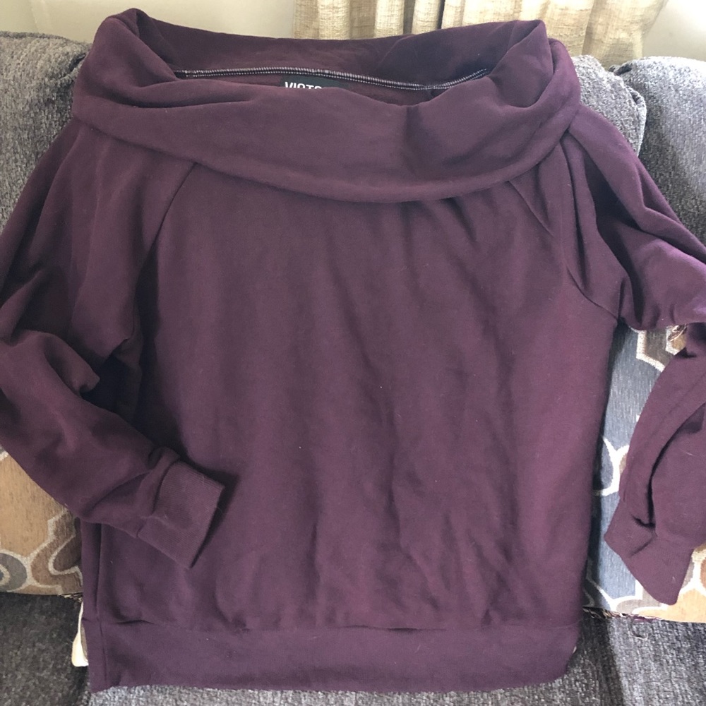 Victoria’s Secret cowl neck sweatshirt NWT